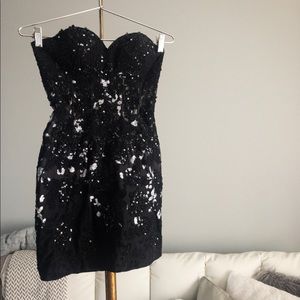 Jovani strapless corset mini dress. Size 2